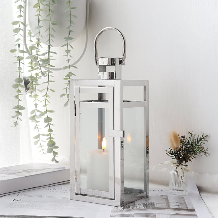 Fairmont Park 30Cm Stainless Steel Candle Lantern Wayfair.co.uk
